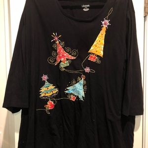 Liz &Me plus size 4x Christmas t-shirt